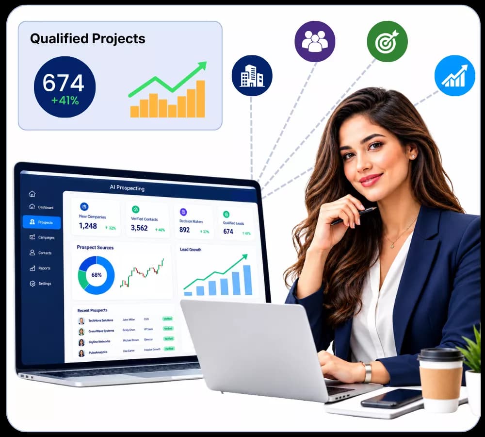 AI prospecting discovering qualified target accounts