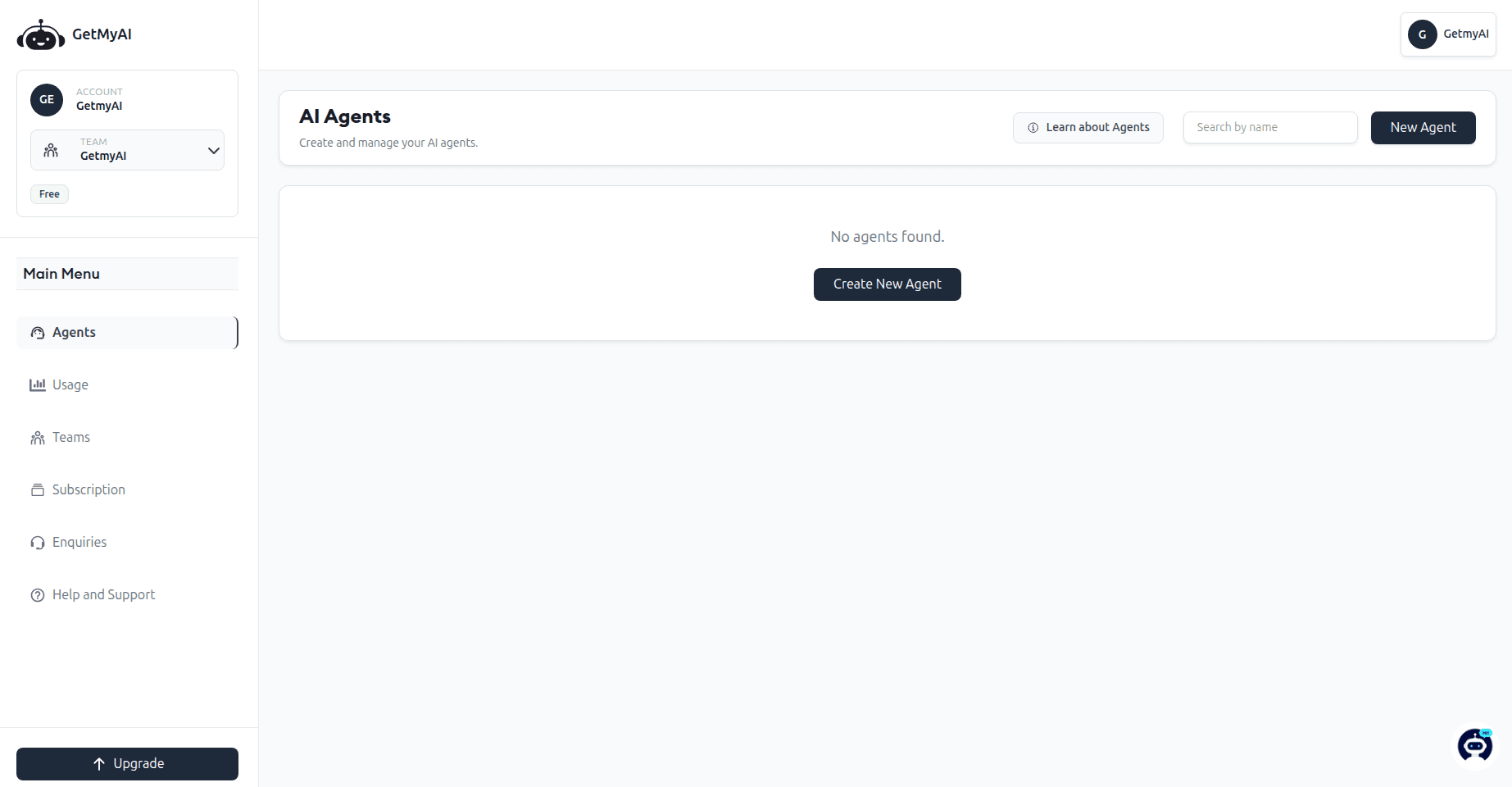 Create Your AI Agent preview