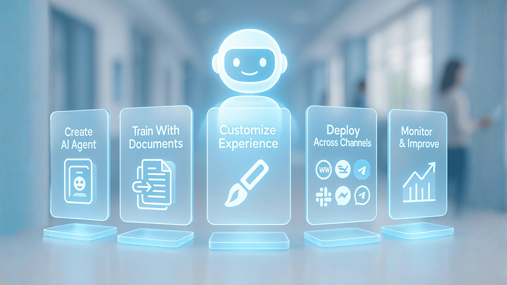 From setup to launch visual for government agencies