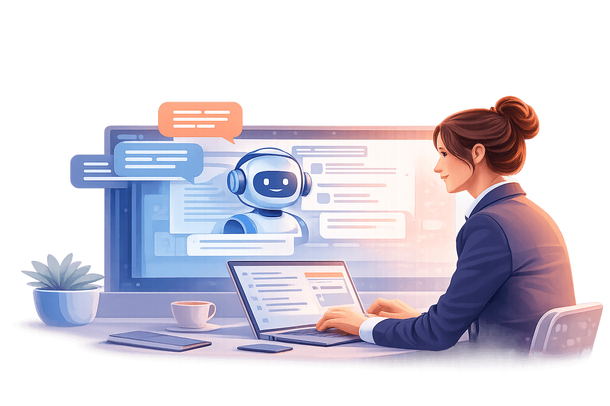 Chat With Documents Illustration