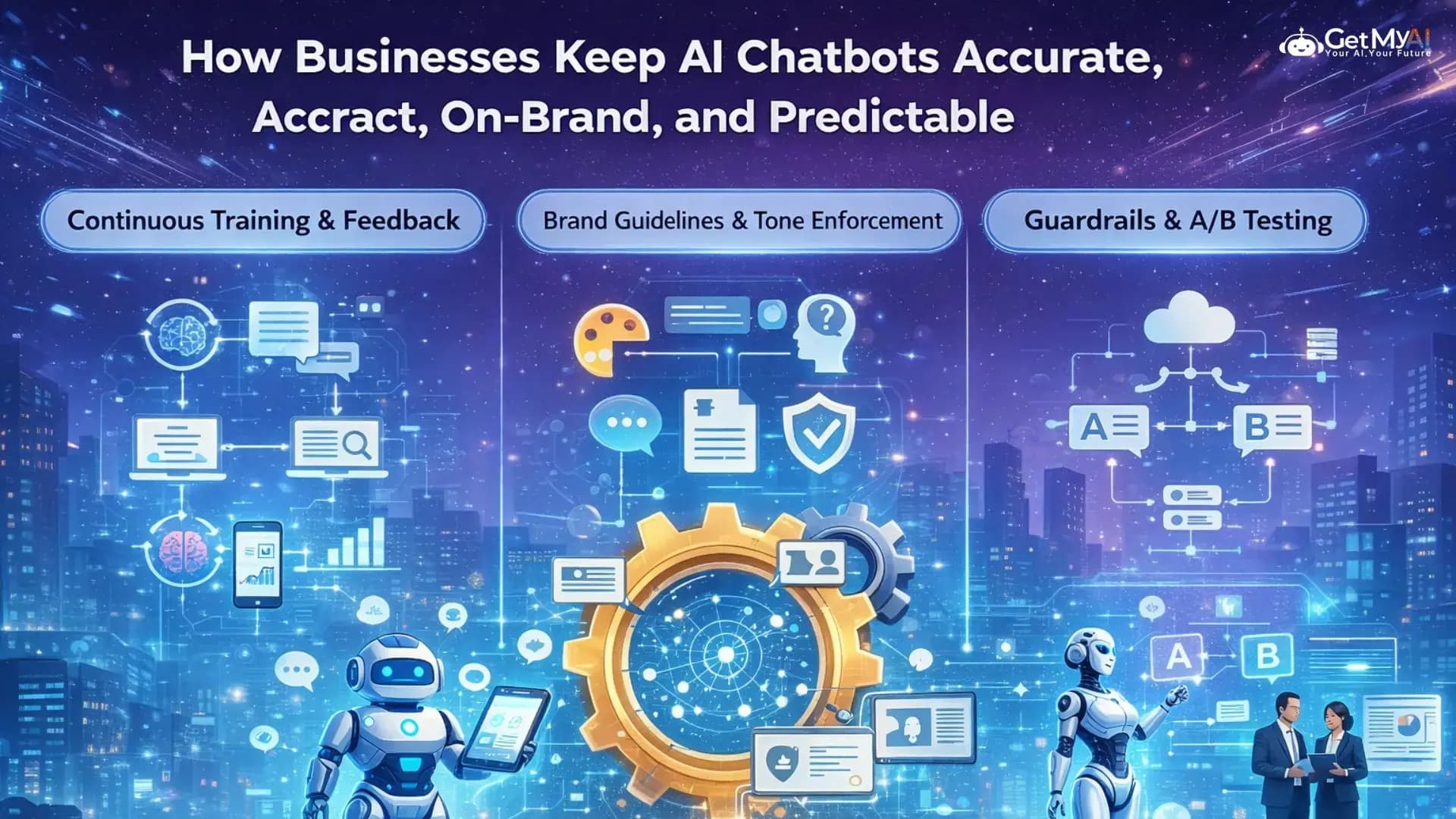 How Businesses Keep AI Chatbots Accurate, On-Brand, and Predictable